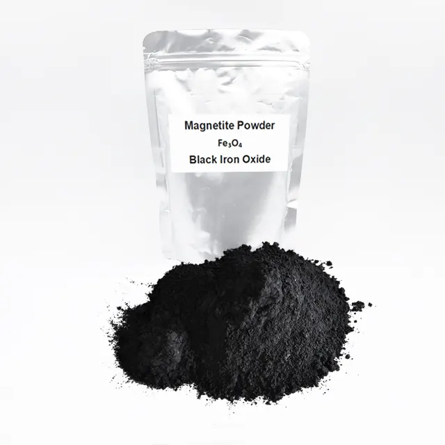 Black Color Iron Oxide Fe3o4 Magnetic Iron Powder