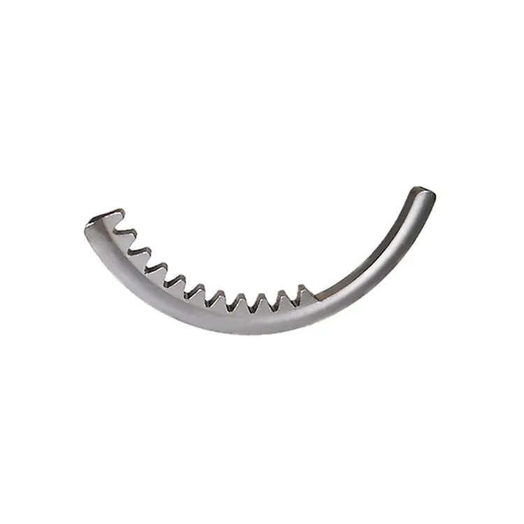 factory customized powder metallurgy rack curved straight tooth rack gears