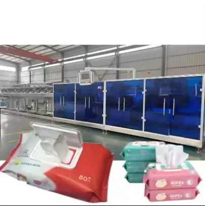 Машина для производства влажных салфеток, полностью автоматическая машина для производства влажных салфеток, производство в Китае