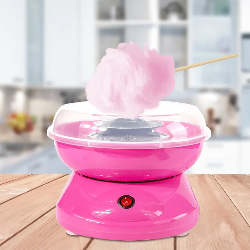 Electric DIY Sweet Cotton Candy Maker Mini Portable Cotton Sugar Floss Machine Girl Boy Gift Home Cotton Candy Machine