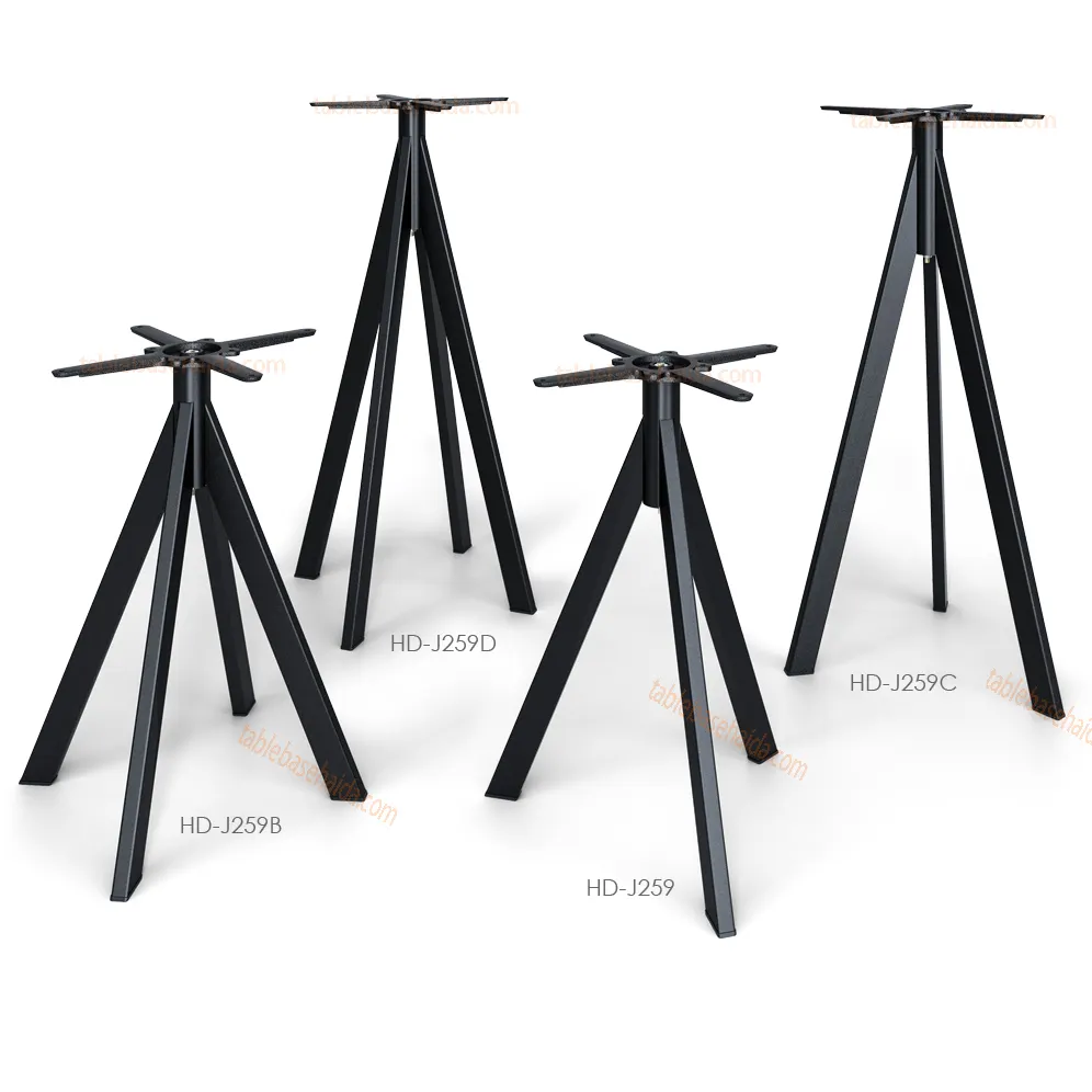 New design luxury dining metal iron spider coffee table legs adjustable height
