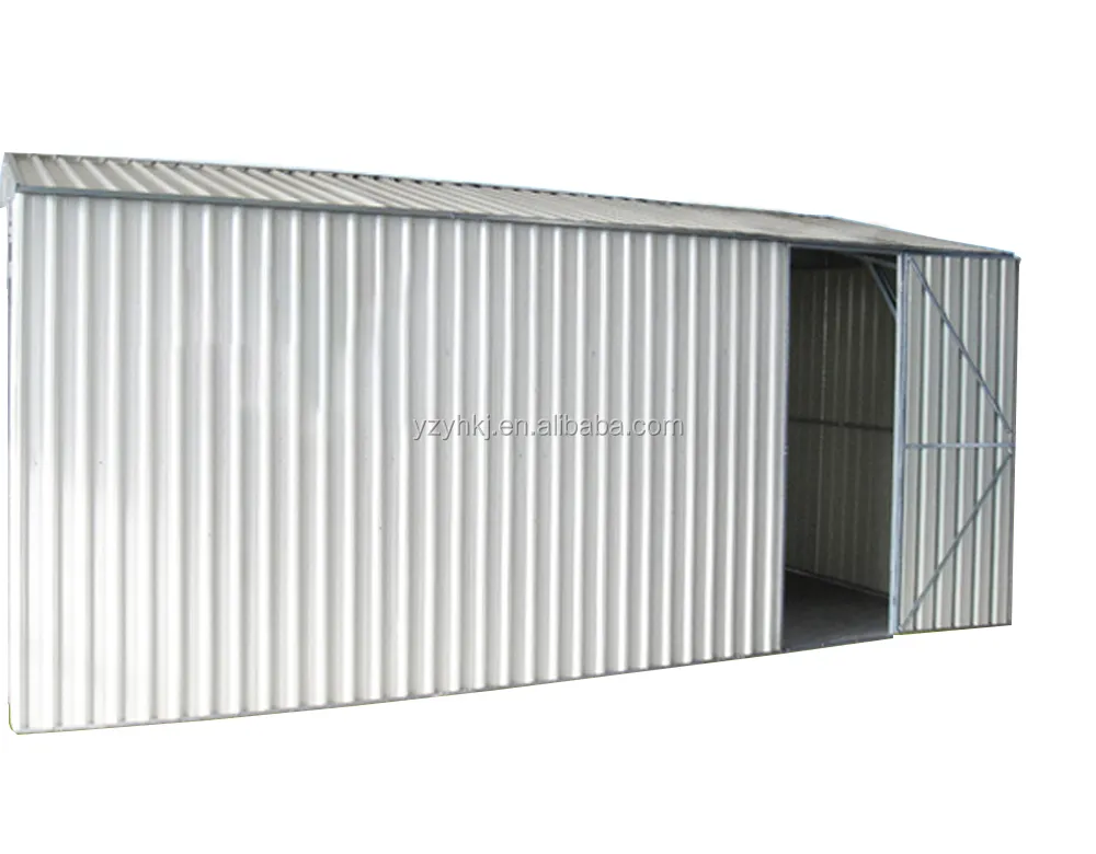 modular house garden shed with one side door prefab house steel frame