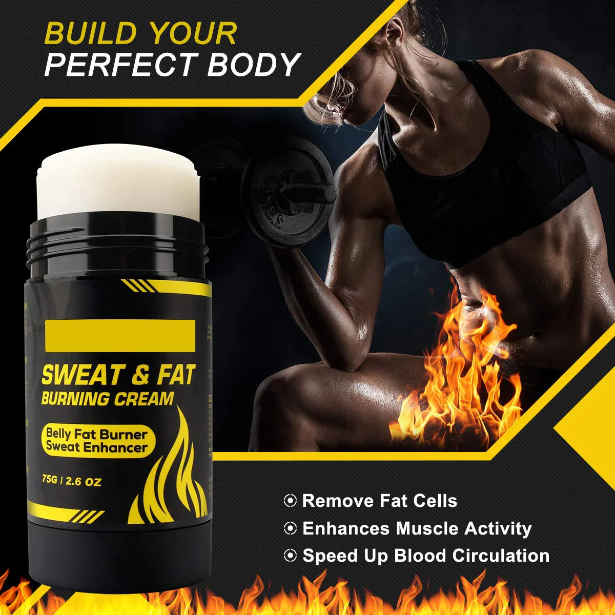Private Label Hot Sweat Gel Weight Loss Workout Enhancer Anti Cellulite Firming Cream Best Fat Burning Slimming Cream