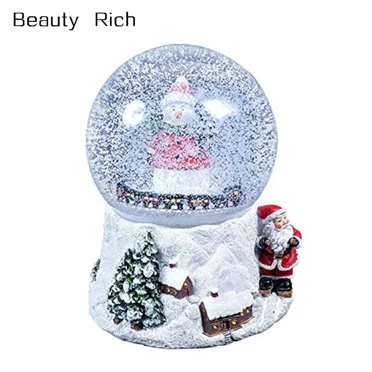 Музыкальный Снежный шар, снеговик, праздничное украшение | Заводные и играющие | 11 см x 10 см x 15 см
