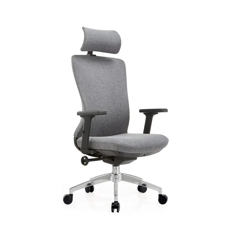 Удобное современное эргономичное офисное кресло с тканевой спинкой, алюминиевая офисная мебель, офисное здание, коммерческая мебель, сетка