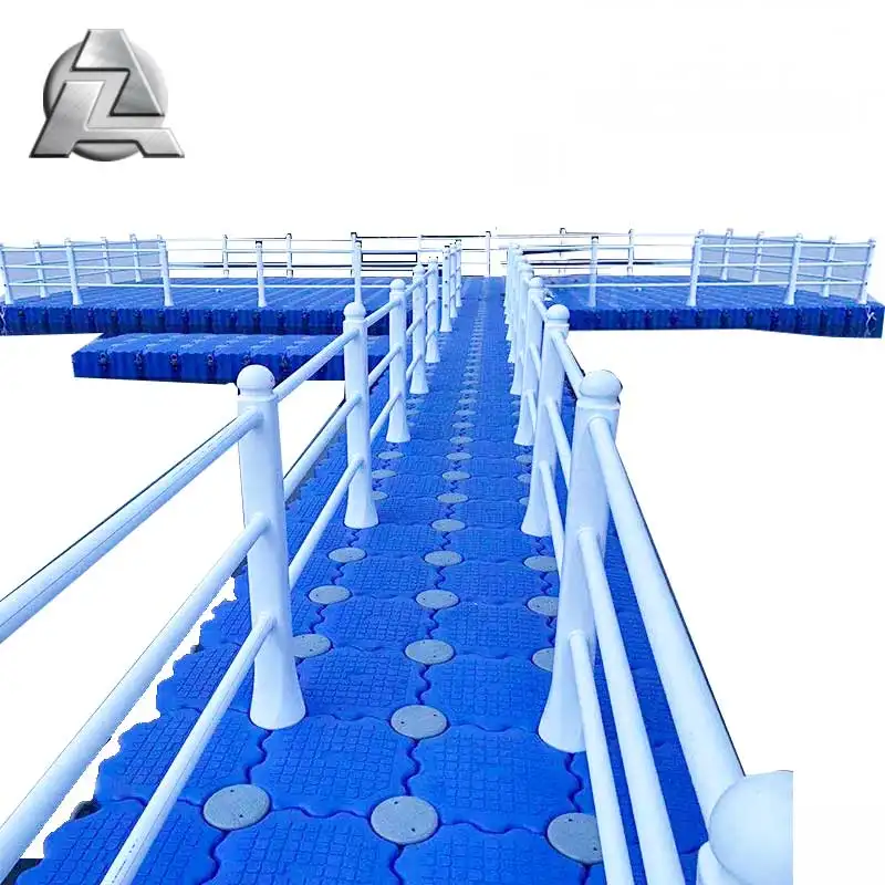 New design marine HDPE plastic floating pontoon platforms dock for sale