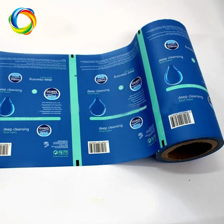 Custom Food Packaging Laminated Roll Film Printed Plastic Bopp Aluminum Food Stretch Foil Film