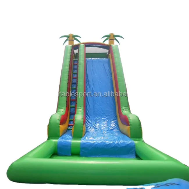 Best quality largest inflatable water slide/inflatable city slidel/inflatable slide with pool