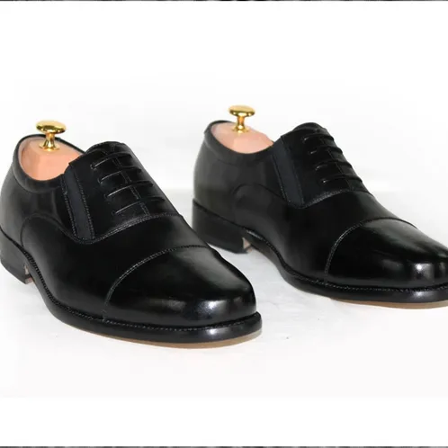 leather army office dress shoes
