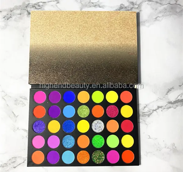 OEM makeup products private label cosmetic magnetic empty eyeshadow container palette DIY palette