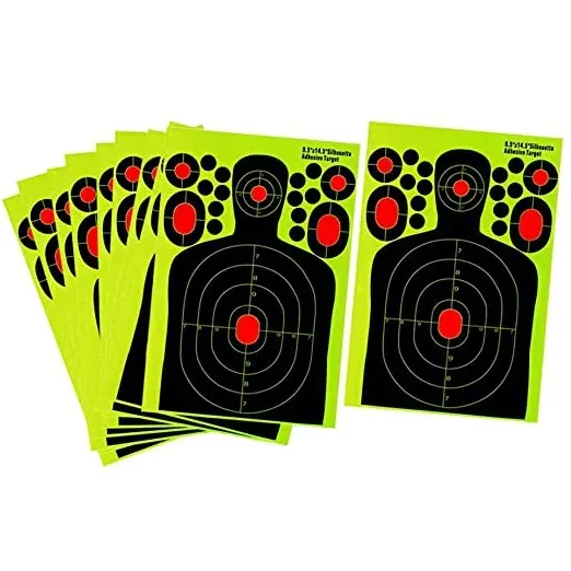 9.5''*14.5'' Splatterburst Silhouette Shooting Target Splatter Target Reactive Target Paper/sticker