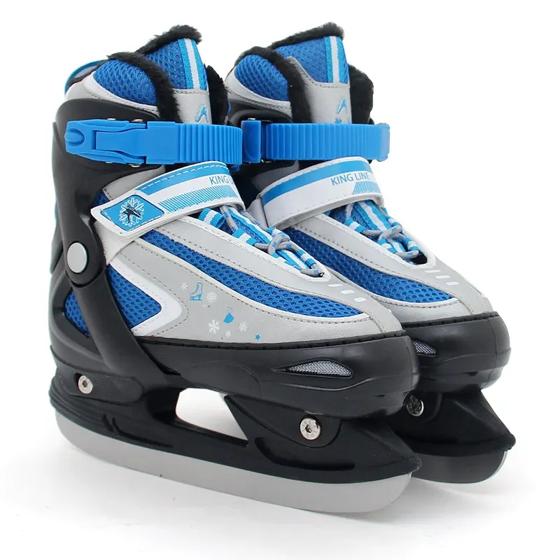 In Stock high quality cheap price comfortable breathable adjustable sizes hockey ice skates shoes for ice rink