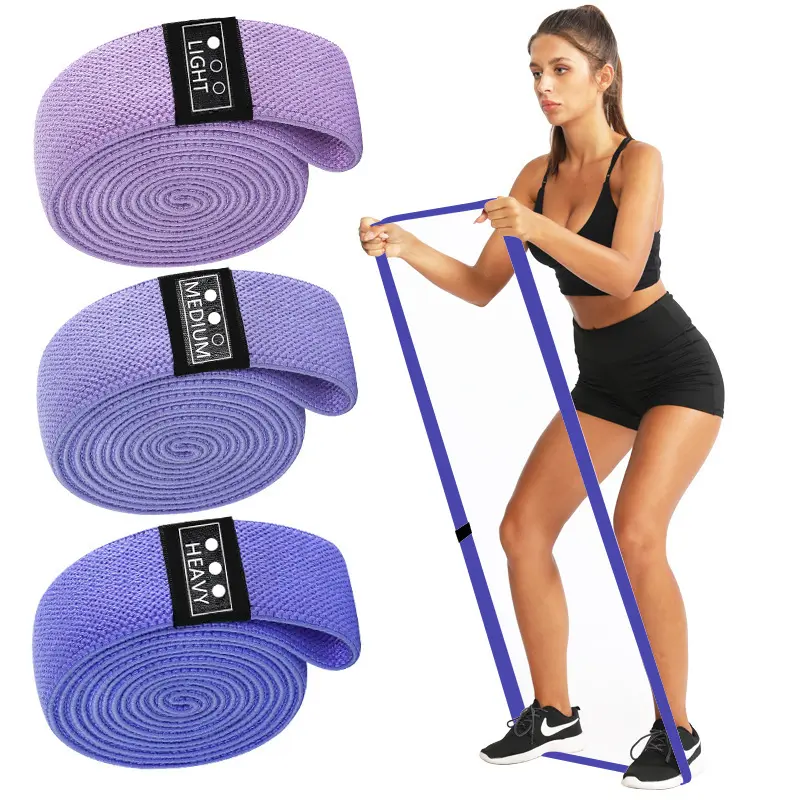 High Quality Cost Effective Custom Latex Set Of 3 Long Resistance Bands