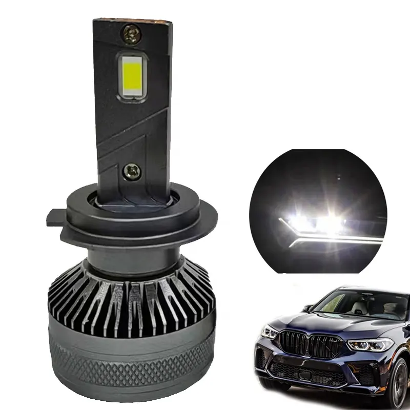 Автомобильная лампа высокой мощности, комплект светодиодных ламп, 120 Вт, B60, H7, K5C, K6C, двойная трубка, CSP, 65 Вт, H11 9005, 9006, 4300K, автомобильное освещение