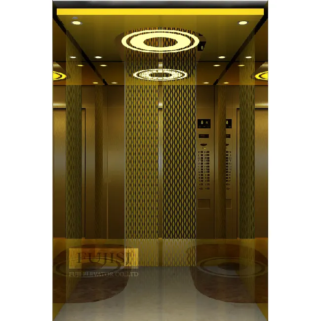 Пассажирский лифт с роскошной кабиной дешево и высокое качество