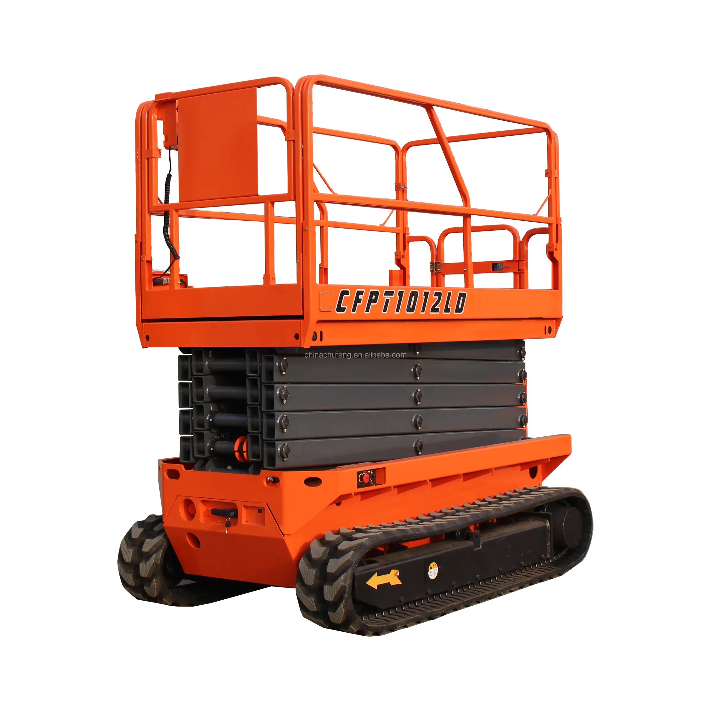 6M 8M 10M 12M 14 M rough all terrain small self propelled scissor lift track crawler mobile work platform manlift