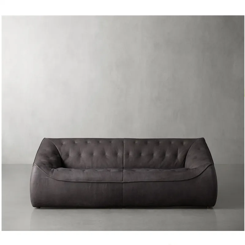 Современный классический кожаный диван с подушками, самый продаваемый стиль