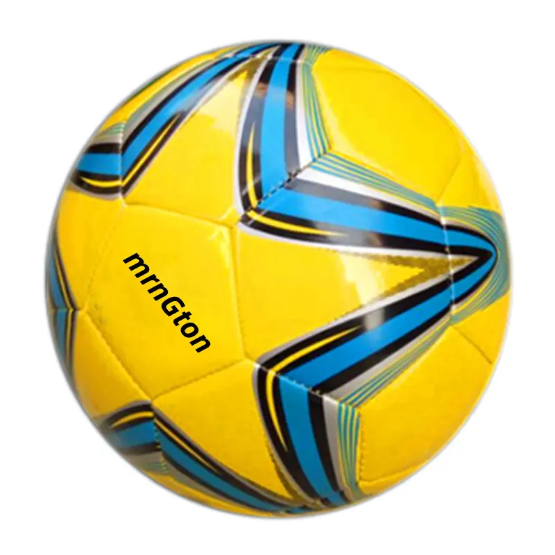 High quality Custom LOGO Thermal Bonded size 4 size 5 Official football soccer ball PU rubber football soccer ball