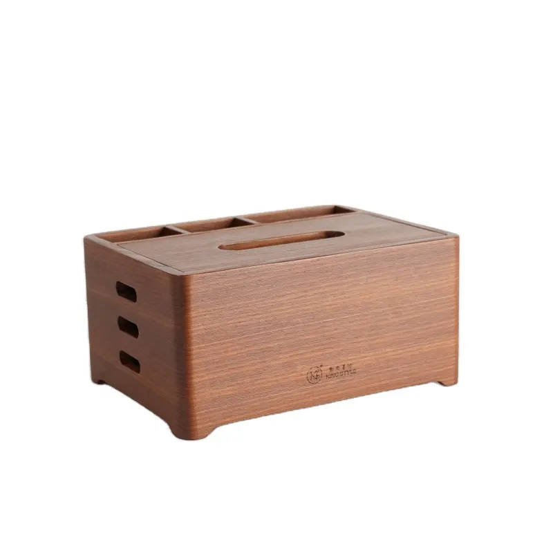 Деревянная Декоративная бумажная коробка для салфеток из ореха под заказ, держатель для салфеток для лица, домашняя коробка для хранения среднего размера