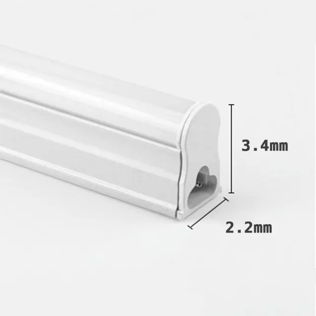 12W Integrated T5 Tube Light 1/1.2m For Office Store Supermarket Library Swimming Pool Seamless Stitching Fluorescent Light