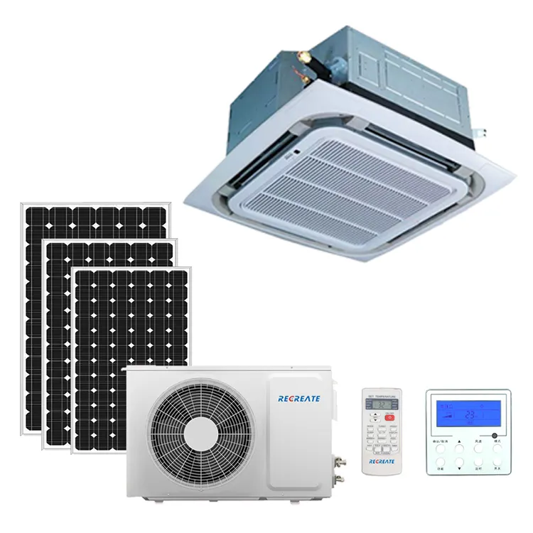Split Air Conditioner 24000 btu Solar Powered 3hp/2ton Air Conditioner RV Split Central Home System