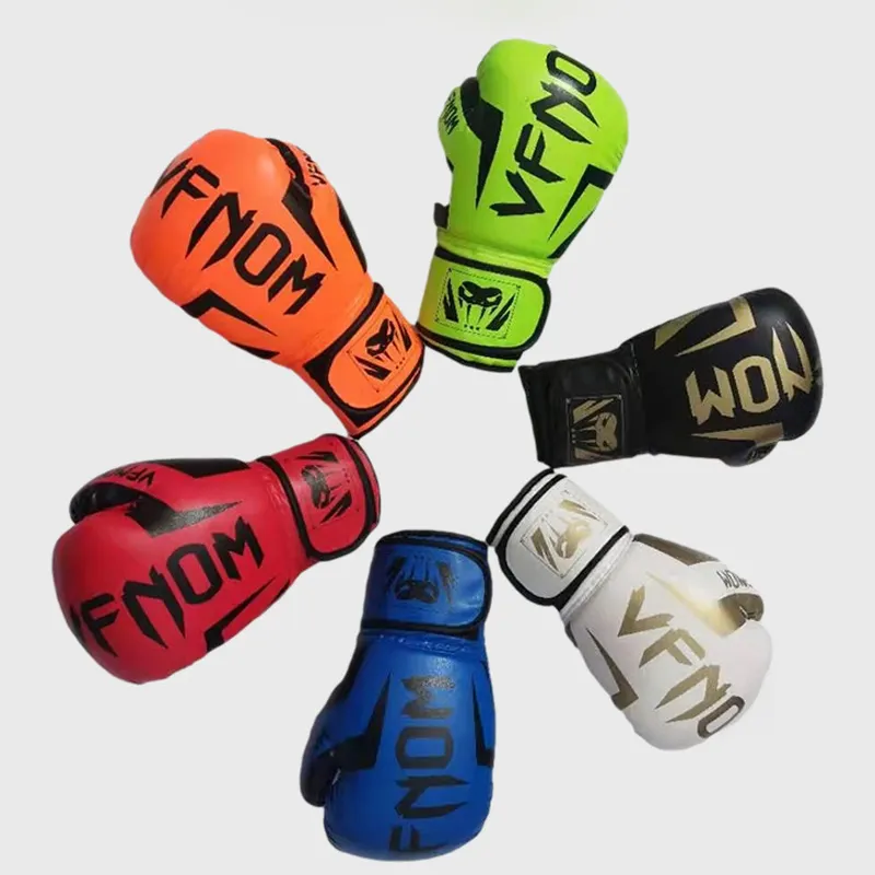 Боксерские перчатки для мужчин и женщин, ПУ, карате, Муай Тай, гуанты де боксе, Бесплатная борьба, MMA, тренировка, Санда, оборудование для взрослых и детей