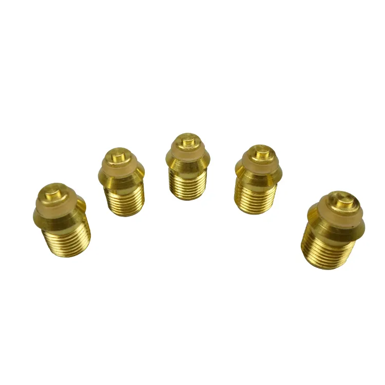 Wholesale threaded brass hollow inserts for gas cylinders