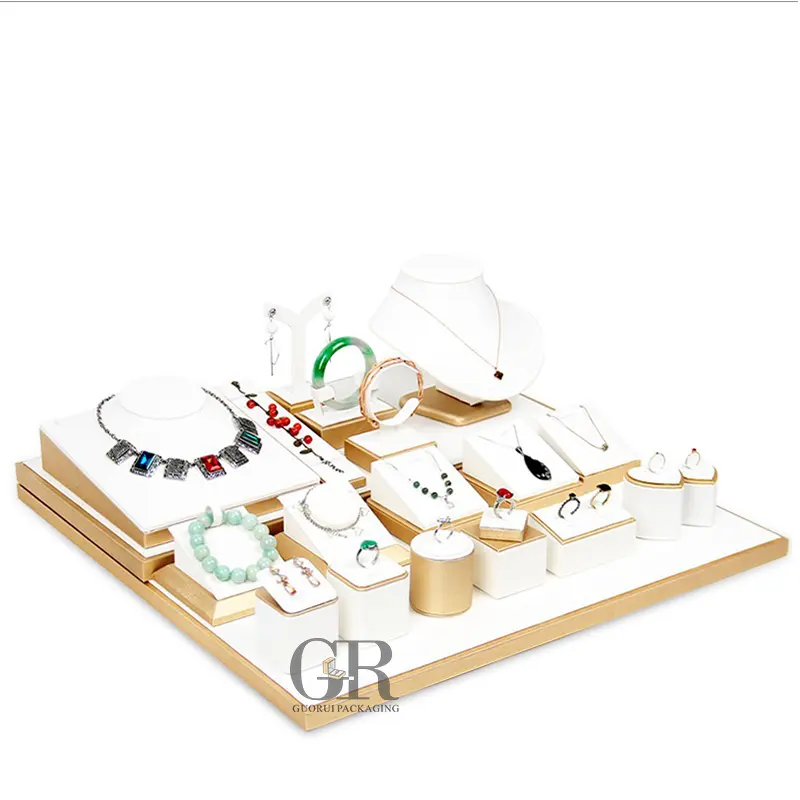 Набор ювелирных изделий Guorui, витрина для магазина, декоративное крепление, кольцо, бюст, ожерелье, браслет, стеллаж для розничных магазинов