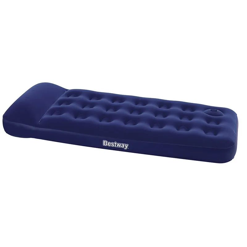 Bestway 67223 Airbed Jr. Двойной Встроенный ножной насос для использования на открытом воздухе, Классическая воздушная кровать, надувные матрасы