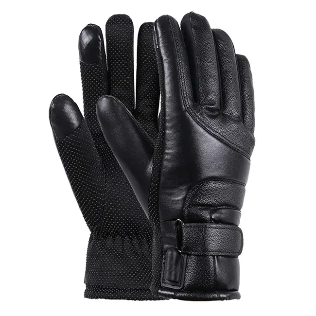 Usb Motorcycle Wind Proof Thin Rechargeable Ski Heated Glove Color Leather Electric Multi Waterproof Men Cross-country Skiing