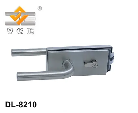 Glass Door Aluminum Locks With Lever Handle Glass Door Lock Patch Fittings Square Lever Lock