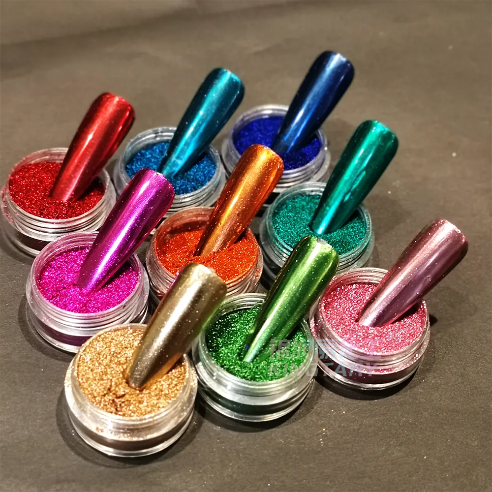 Chrome Nails Powder Mermaid Powders Mirror Nail Pigment