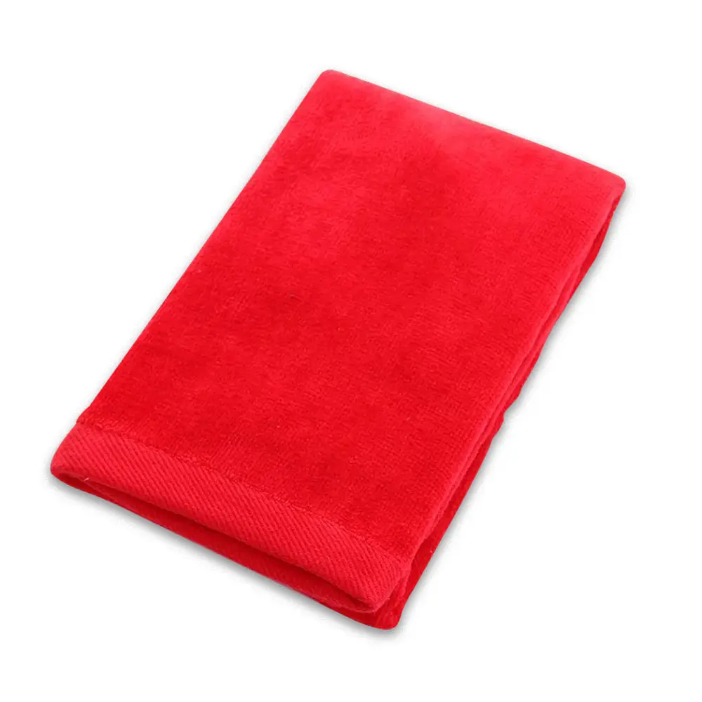 High Quality 100% Cotton Ultra Absorbent Golf Scrub Towel With Detachable Hook