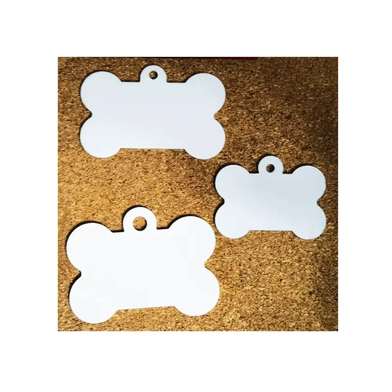 Customized metal name pet tag Wholesale Sublimation Blank Dog Tag chains Manufacturers