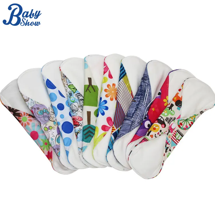 Women Maxi Ultra Thin Breathable Reusable Washable Cotton Pads Feminine Sanitary Napkin B Grade Menstrual Period Sanitary Pads