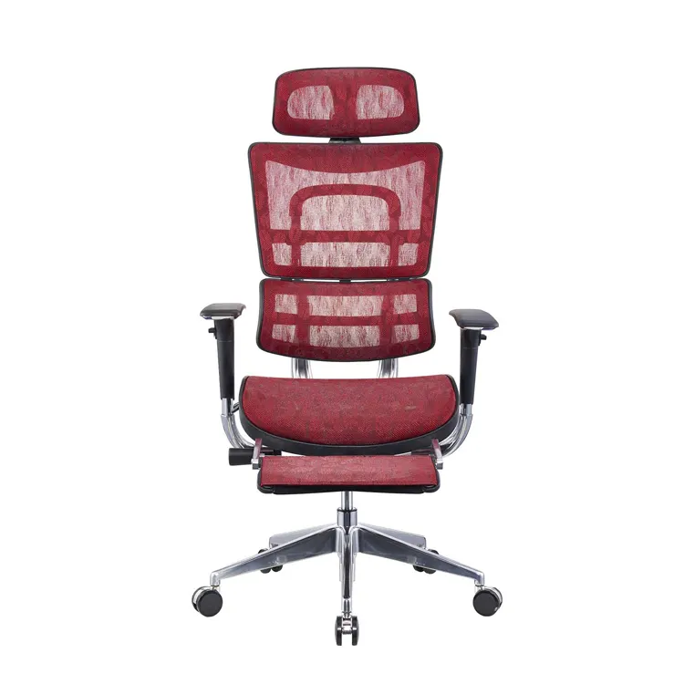 Эргономичное офисное кресло с поддержкой поясницы и подставкой для ног для больших и высоких людей, для длительной работы дома или в офисе