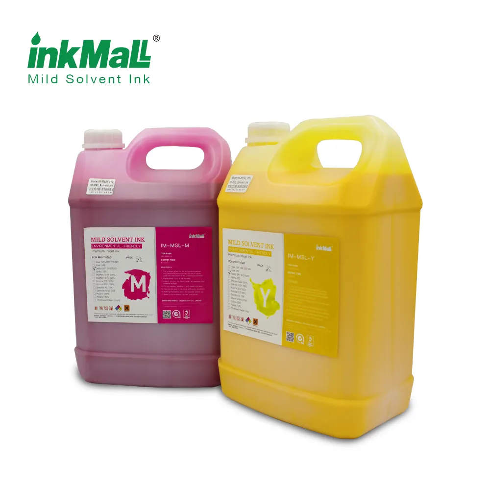 InkMall high quality bulk eco solvent solution 5L barrel for Xaar 128