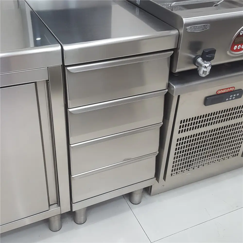 Drawer Storage Cabinet Commercial Kitchen Stainless Steel Cabinet 3 Drawers High Quality Storage Cabinet