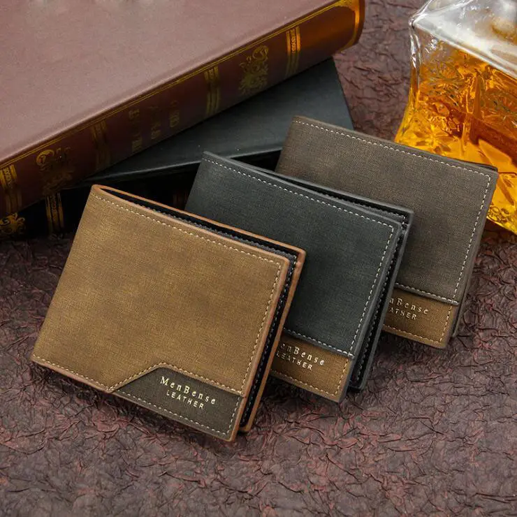 2022 Business men leather wallet wholesale cheap custom logo men wallet for men purse