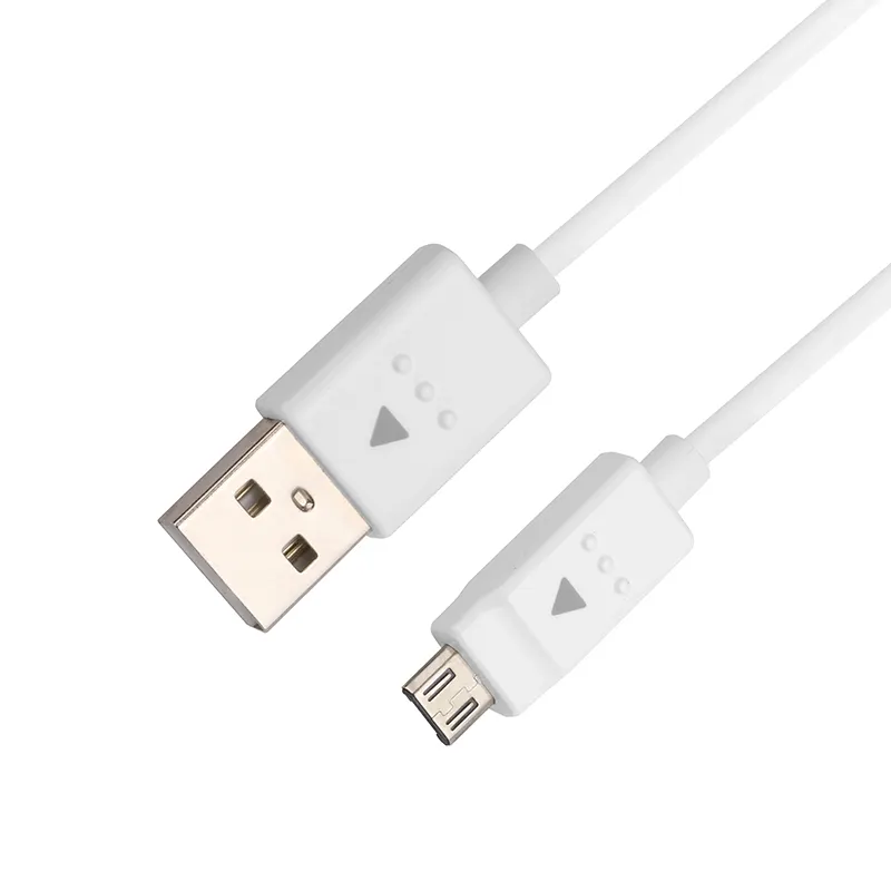 Сверхпрочный оптовая продажа 1 м 3 фута TPE материал USB-Micro Usb зарядный кабель для мобильного телефона Android белый цвет