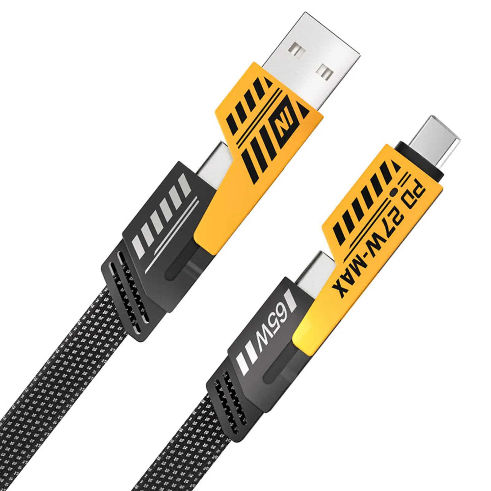 Высококачественный PD кабель для быстрой зарядки данных для Android Iphone USB A C шнур 4 в 1 кабель для быстрой зарядки данных