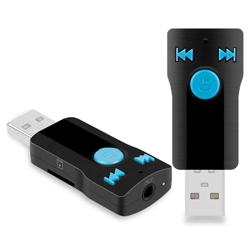 Громкая связь aux выход Bluetooth USB приемник для автомобилей