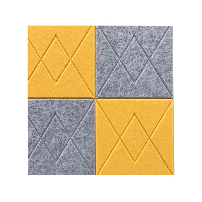 Felt Soundproof Decorative Hexagon Pet Polyester Fiber Acoustic Panels for Office and Studio