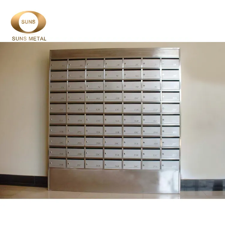 Водонепроницаемый почтовый ящик из нержавеющей стали, настенный шкаф для почтового ящика, коробка для писем