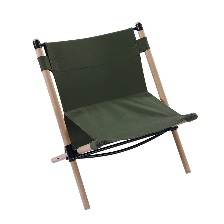 Уличный легкий портативный холщовый тканевый алюминиевый или сосновый Буковый деревянный складной стул для пляжа