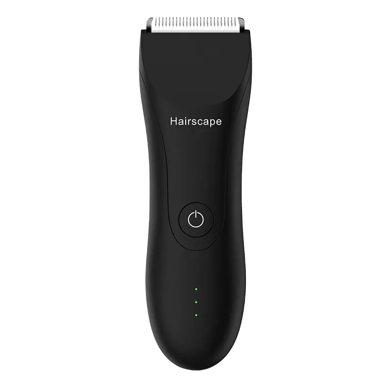 Hairscape OEM Professional USB Rechargeable Cordless Electric Body Hair Trimmer for Men Trimmer wholesale