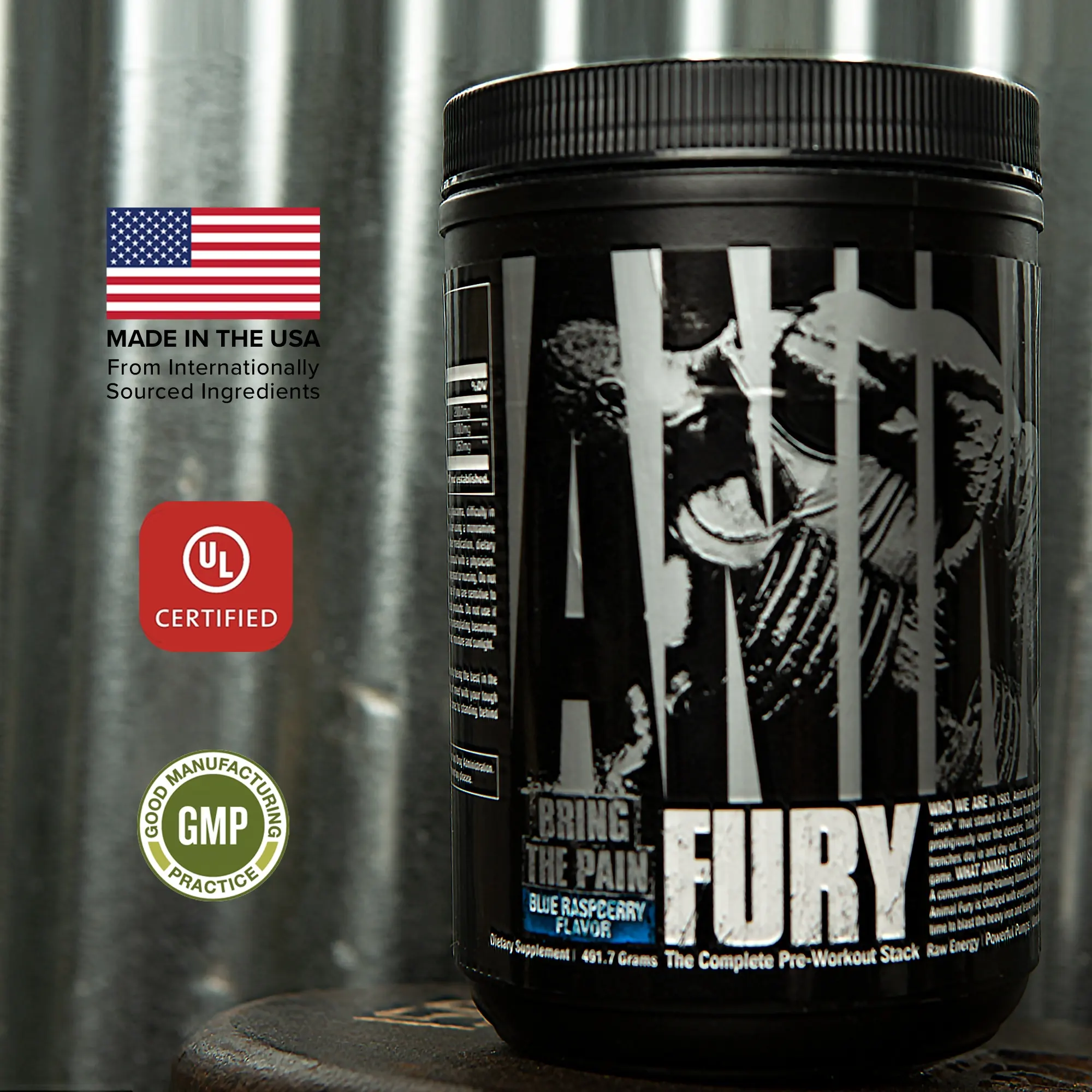 Animal Fury Energy And Focus Pre-Workout Powder