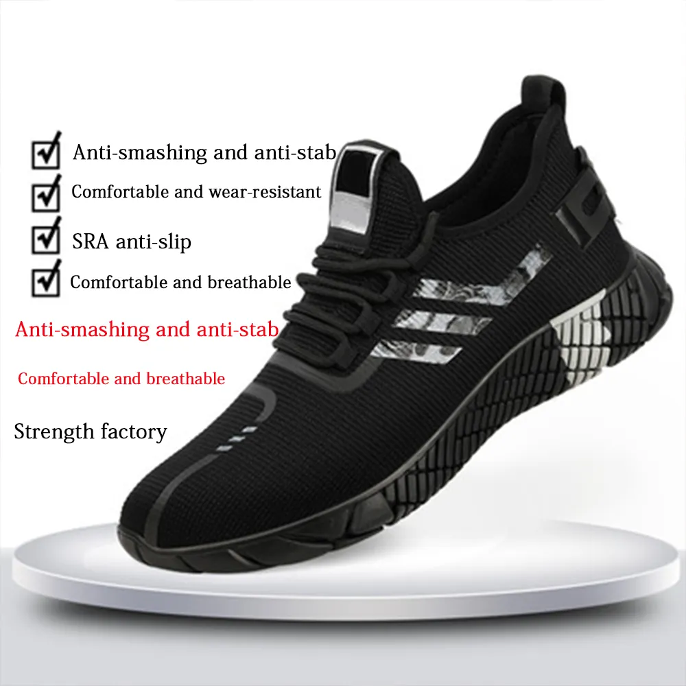 Wholesale Custom Best Price Working Steel Toe Lightweight Safety Shoes