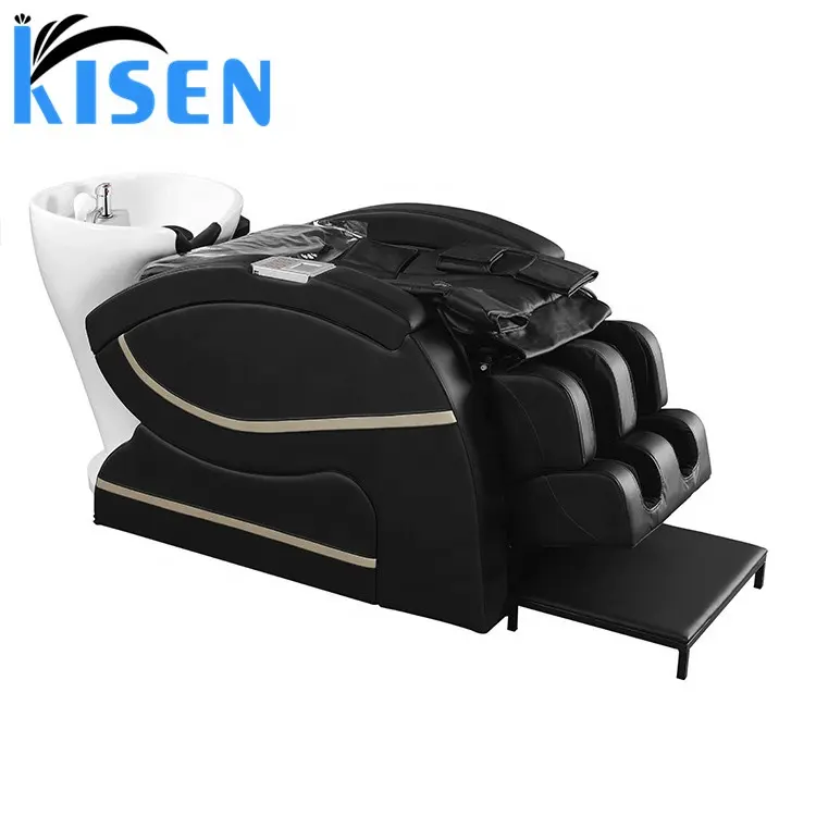 Newest lay down washing salon shampoo massage chair wholesale