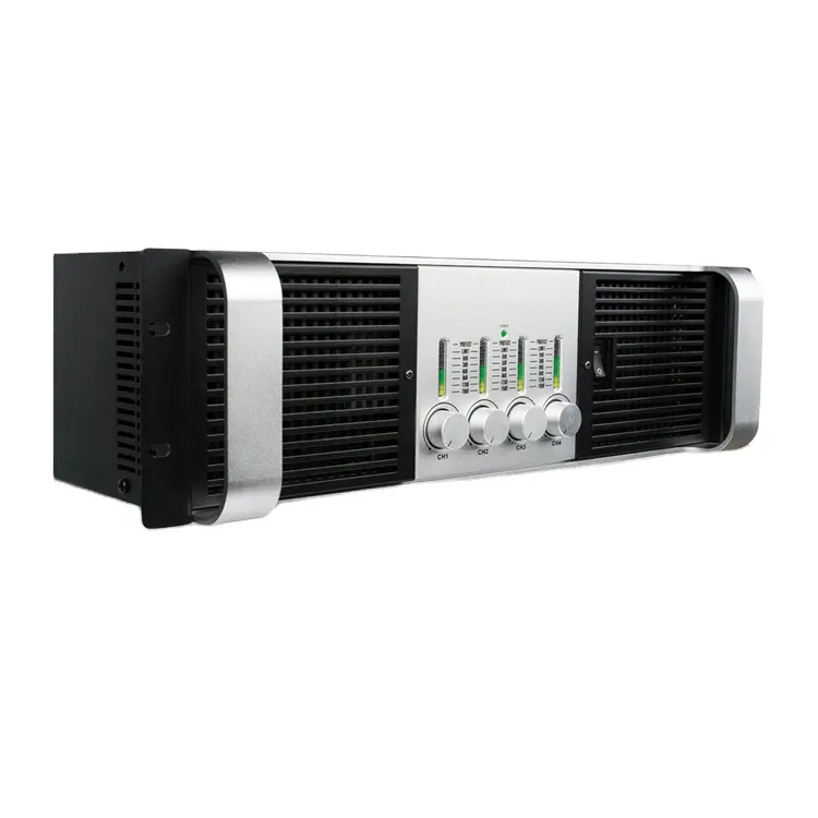 YLW-41000 высокий мощный профессиональный аудио DJ звука усилитель класса AB 1000 Вт 4 канала класс защита для экрана из закаленного караоке динамик сабвуфера